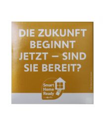 Aufkleber 100x100 mm Smart Home Ready (Set a 5 Stück)